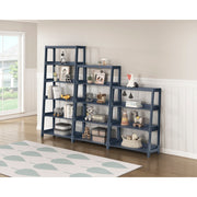 B2024BU-16S4 Bookcase, 4 Fixed Shelves - B2024BU-16S4