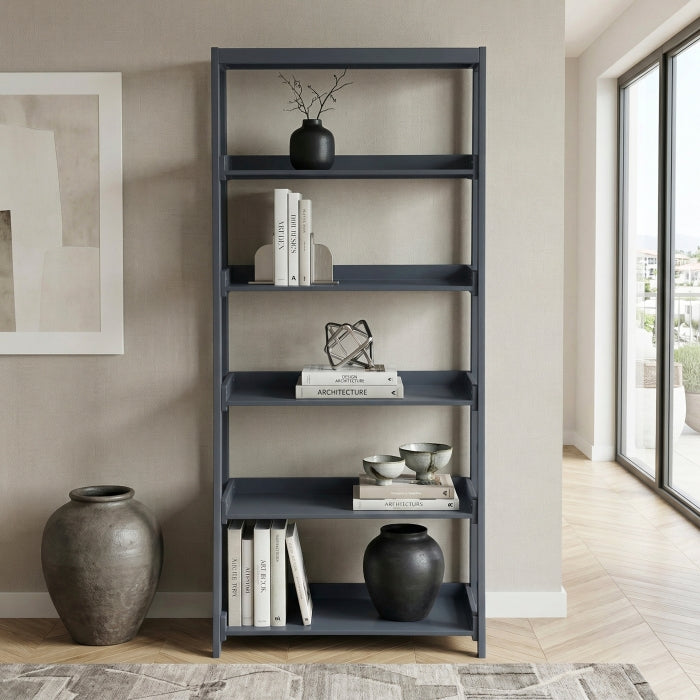 B2024BU-16S5 Bookcase, 5 Fixed Shelves - B2024BU-16S5