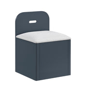 B2024BUBCF-1* (2) Full Bookcase Platform Bed with Hidden Desk, Stool and Storage Bench - B2024BUBCF-1*