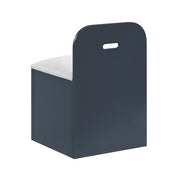 B2024BUBCF-1* (2) Full Bookcase Platform Bed with Hidden Desk, Stool and Storage Bench - B2024BUBCF-1*