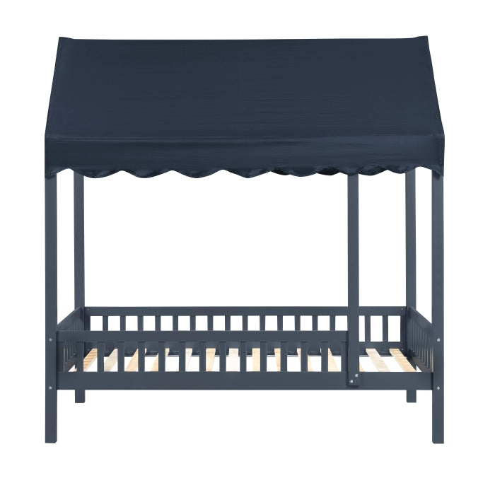 B2024BUCP-1 Twin Canopy Platform Bed - B2024BUCP-1
