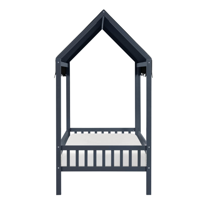 B2024BUCP-1 Twin Canopy Platform Bed - B2024BUCP-1