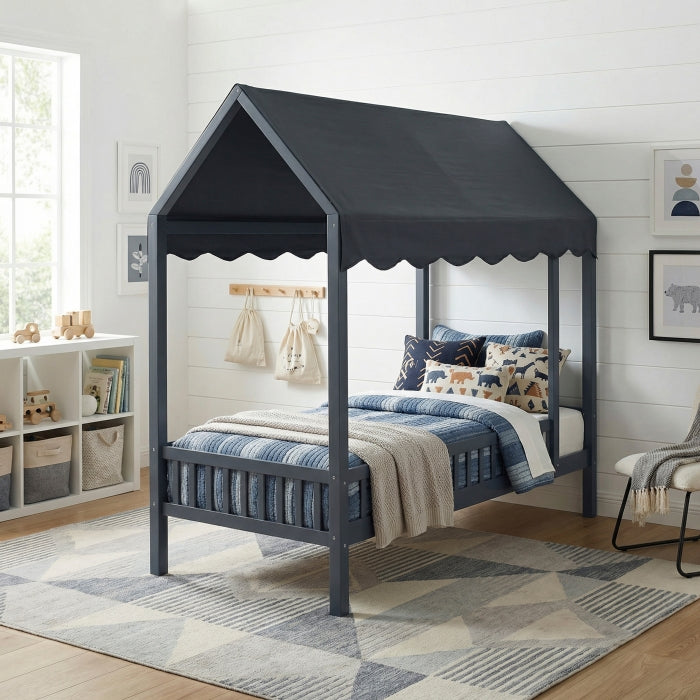 B2024BUCP-1 Twin Canopy Platform Bed - B2024BUCP-1