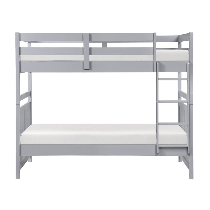 B2024GY-1* (3) Twin/Twin Bunk Bed - B2024GY-1*
