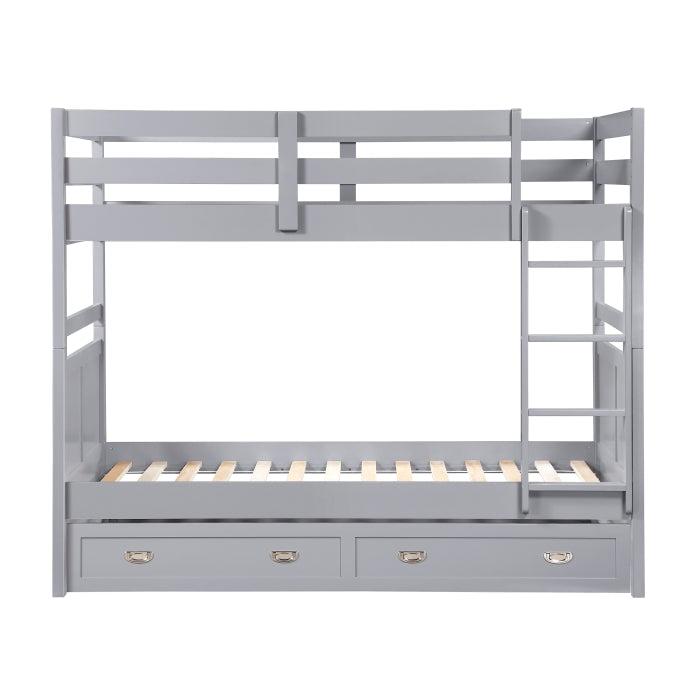 B2024GY-1* (3) Twin/Twin Bunk Bed - B2024GY-1*