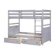 B2024GY-1* (3) Twin/Twin Bunk Bed - B2024GY-1*