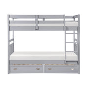 B2024GY-1* (3) Twin/Twin Bunk Bed - B2024GY-1*
