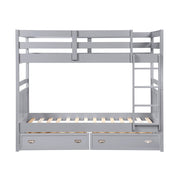 B2024GY-1* (3) Twin/Twin Bunk Bed - B2024GY-1*