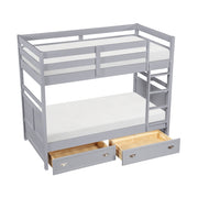 B2024GY-1* (3) Twin/Twin Bunk Bed - B2024GY-1*