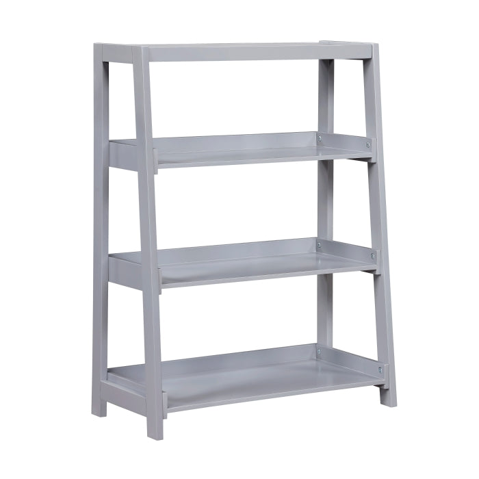 B2024GY-16S3 Bookcase, 3 Fixed Shelves - B2024GY-16S3