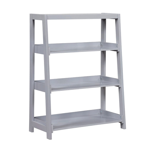 B2024GY-16S3 Bookcase, 3 Fixed Shelves - B2024GY-16S3