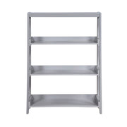 B2024GY-16S3 Bookcase, 3 Fixed Shelves - B2024GY-16S3