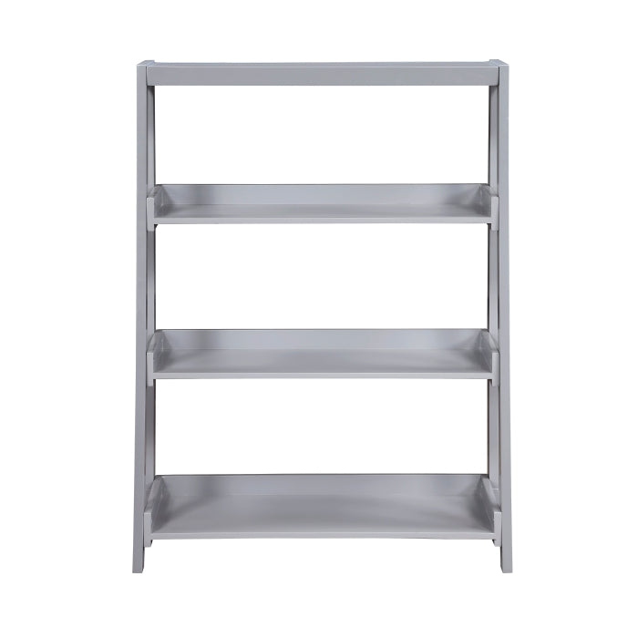 B2024GY-16S3 Bookcase, 3 Fixed Shelves - B2024GY-16S3