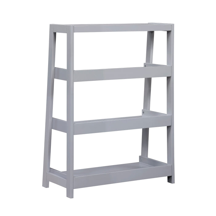 B2024GY-16S3 Bookcase, 3 Fixed Shelves - B2024GY-16S3