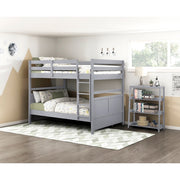 B2024GY-16S3 Bookcase, 3 Fixed Shelves - B2024GY-16S3