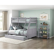 B2024GY-16S3 Bookcase, 3 Fixed Shelves - B2024GY-16S3