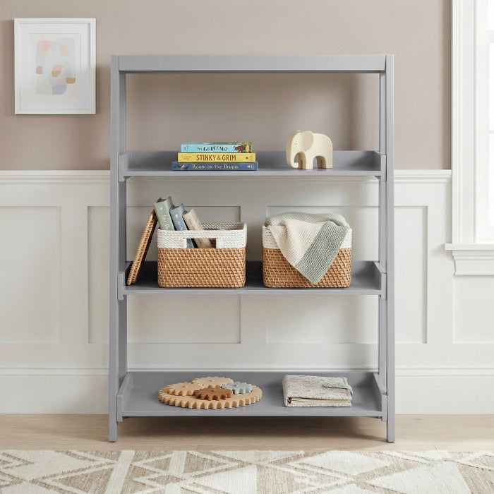B2024GY-16S3 Bookcase, 3 Fixed Shelves - B2024GY-16S3