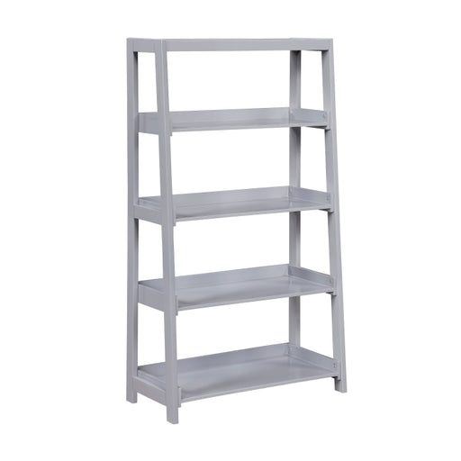 B2024GY-16S4 Bookcase, 4 Fixed Shelves - B2024GY-16S4