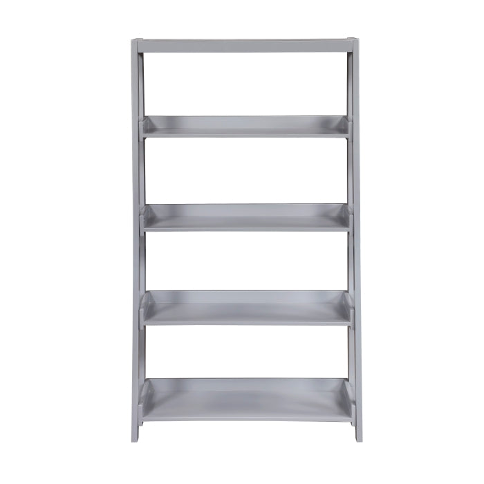 B2024GY-16S4 Bookcase, 4 Fixed Shelves - B2024GY-16S4