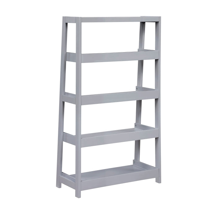 B2024GY-16S4 Bookcase, 4 Fixed Shelves - B2024GY-16S4