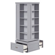 B2024GY-17SW Swivel Bookcase - B2024GY-17SW