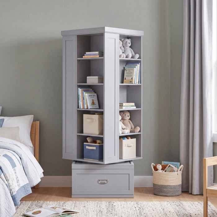B2024GY-17SW Swivel Bookcase - B2024GY-17SW