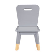 B2024GY-5P 5-Piece Pack Children Table and Chairs Set - B2024GY-5P