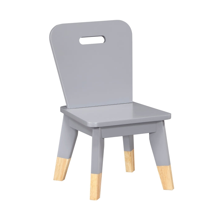 B2024GY-5P 5-Piece Pack Children Table and Chairs Set - B2024GY-5P