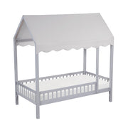 B2024GYCP-1 Twin Canopy Platform Bed - B2024GYCP-1