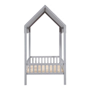 B2024GYCP-1 Twin Canopy Platform Bed - B2024GYCP-1