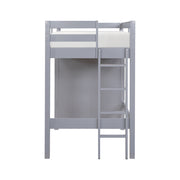 B2024GYLTF-1* (6) Twin/Full Loft Bunk Bed with Chest and Hidden Desk - B2024GYLTF-1*