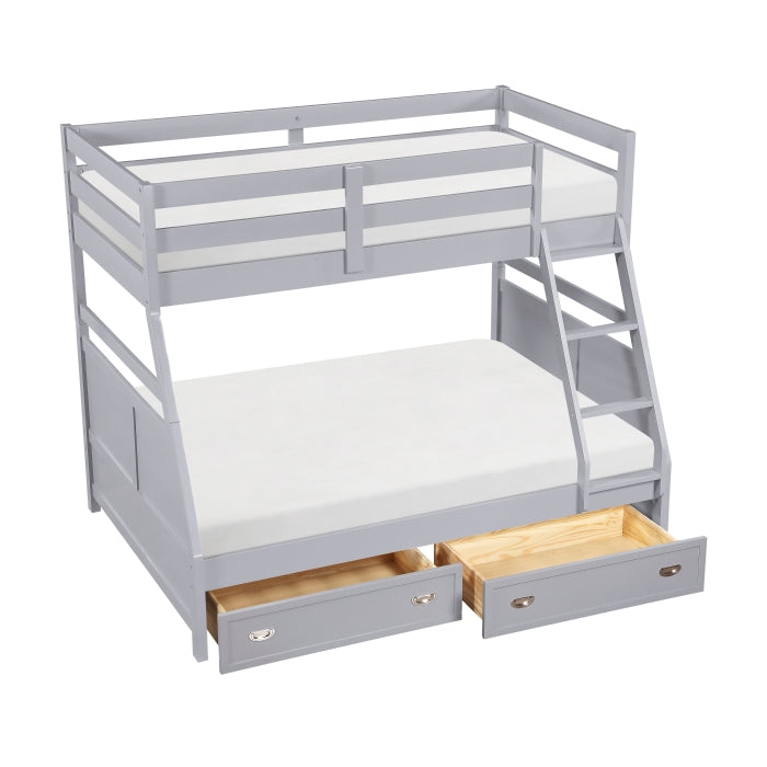B2024GYTF-1* (3) Twin/Full Bunk Bed - B2024GYTF-1*