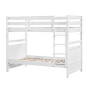 B2024WH-1* (3) Twin/Twin Bunk Bed - B2024WH-1*