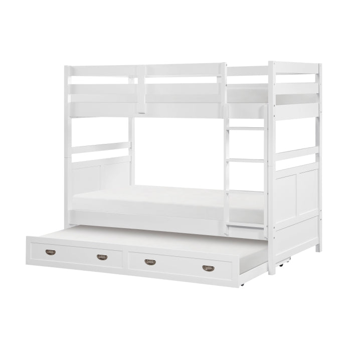 B2024WH-1* (3) Twin/Twin Bunk Bed - B2024WH-1*
