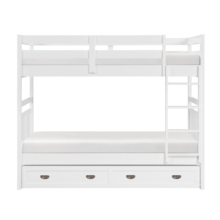 B2024WH-1* (3) Twin/Twin Bunk Bed - B2024WH-1*