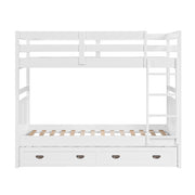 B2024WH-1* (3) Twin/Twin Bunk Bed - B2024WH-1*