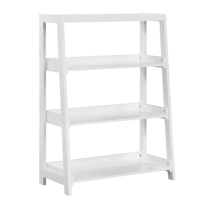 B2024WH-16S3 Bookcase, 3 Fixed Shelves - B2024WH-16S3