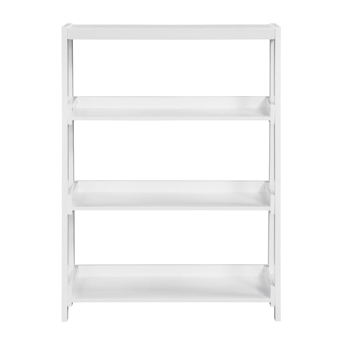 B2024WH-16S3 Bookcase, 3 Fixed Shelves - B2024WH-16S3