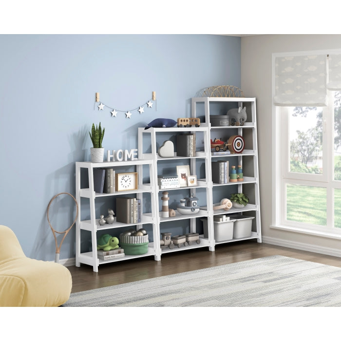 B2024WH-16S3 Bookcase, 3 Fixed Shelves - B2024WH-16S3