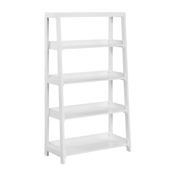 B2024WH-16S4 Bookcase, 4 Fixed Shelves - B2024WH-16S4