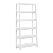 B2024WH-16S5 Bookcase, 5 Fixed Shelves - B2024WH-16S5