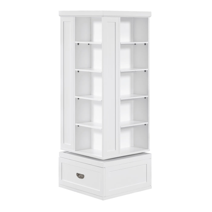 B2024WH-17SW Swivel Bookcase - B2024WH-17SW