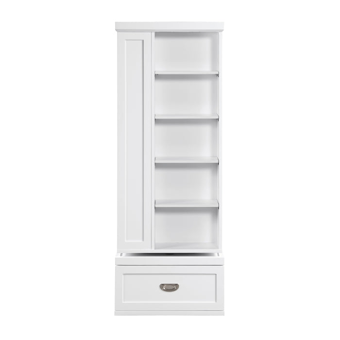 B2024WH-17SW Swivel Bookcase - B2024WH-17SW