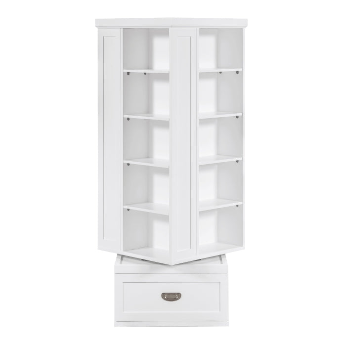 B2024WH-17SW Swivel Bookcase - B2024WH-17SW