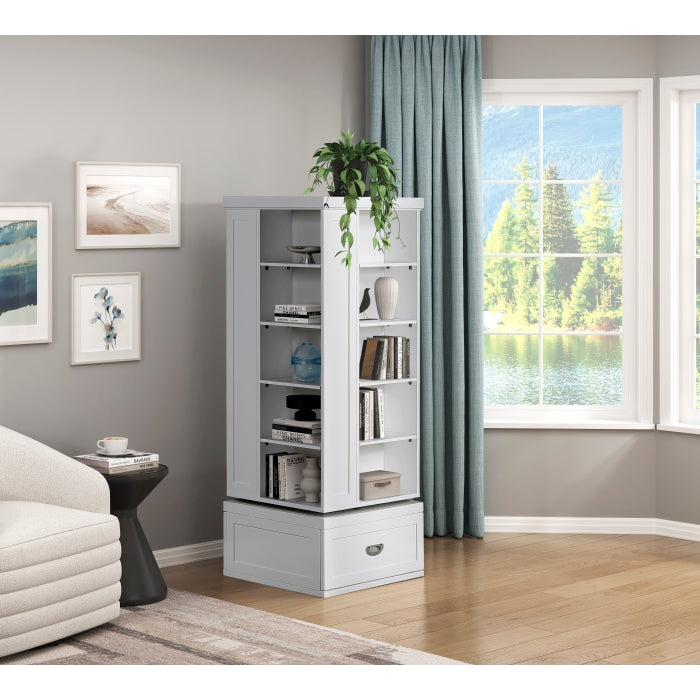 B2024WH-17SW Swivel Bookcase - B2024WH-17SW