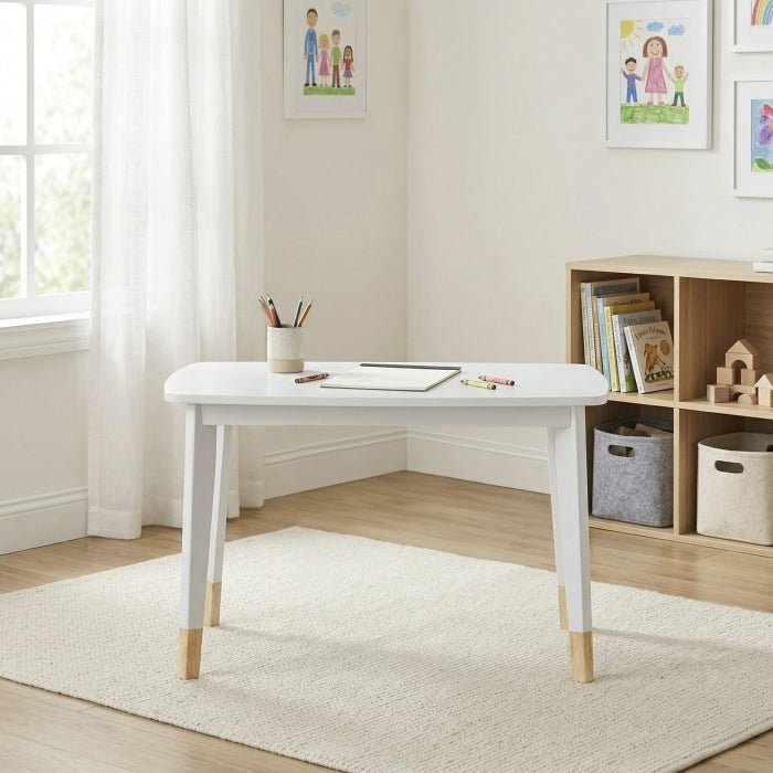 B2024WH-5P 5-Piece Pack Children Table and Chairs Set - B2024WH-5P