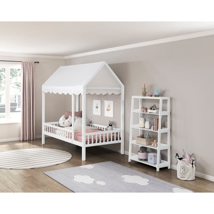 B2024WHCP-1 Twin Canopy Platform Bed - B2024WHCP-1
