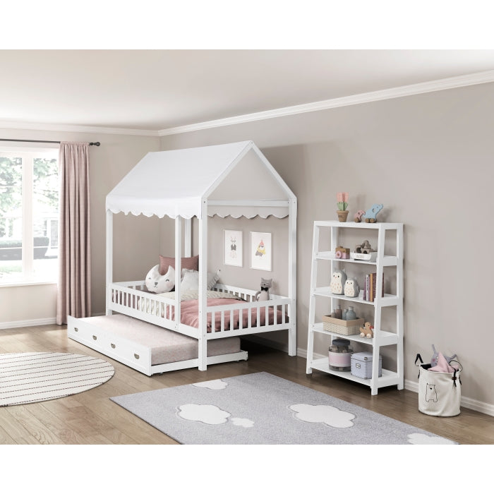 B2024WHCP-1 Twin Canopy Platform Bed - B2024WHCP-1