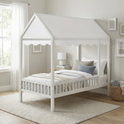 B2024WHCP-1 Twin Canopy Platform Bed - B2024WHCP-1
