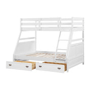 B2024WHTF-1* (3) Twin/Full Bunk Bed - B2024WHTF-1*